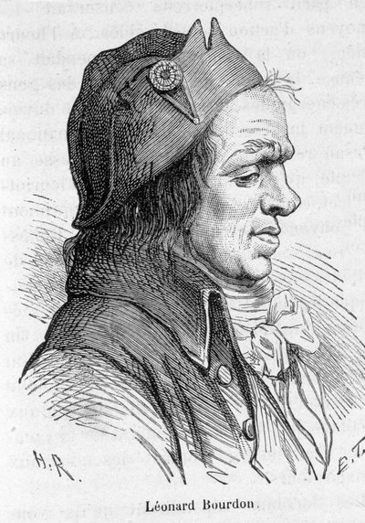 Retrato de Leonard Bourdon (1754-1807), político francés - en “L