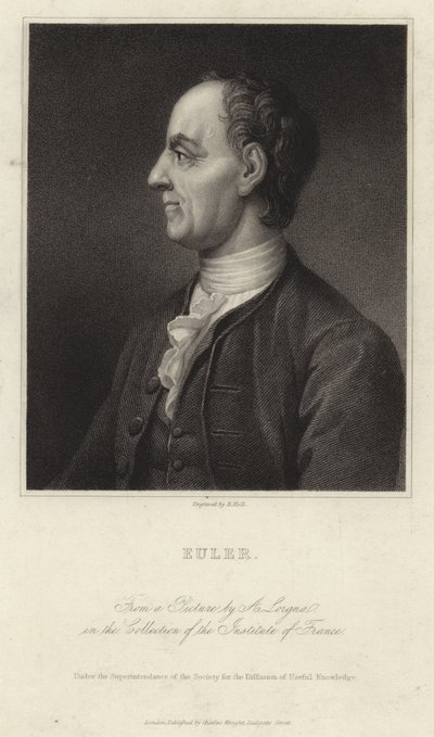 Retrato de Leonhard Euler de French School