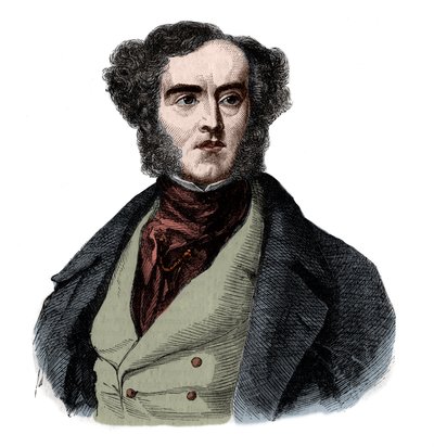 Retrato de Lord George Cavendish Bentinck (1802-1848), estadista y deportista inglés de French School