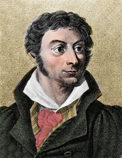 Retrato de Lorenz Oken (1779-1851), naturalista y filósofo alemán de French School