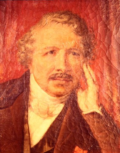 Retrato de Louis-Jacques Daguerre de French School