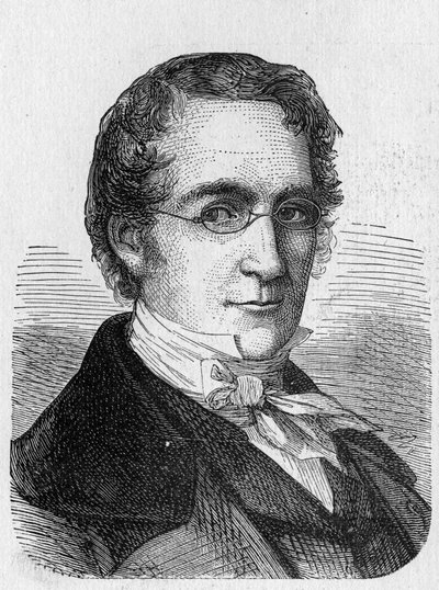 Retrato de Louis-Joseph Gay-Lussac (Louis Joseph Gay Lussac) (1778 - 1850) - en “Album of Science; illustrious scholars; Great discoveries” 1896. de French School