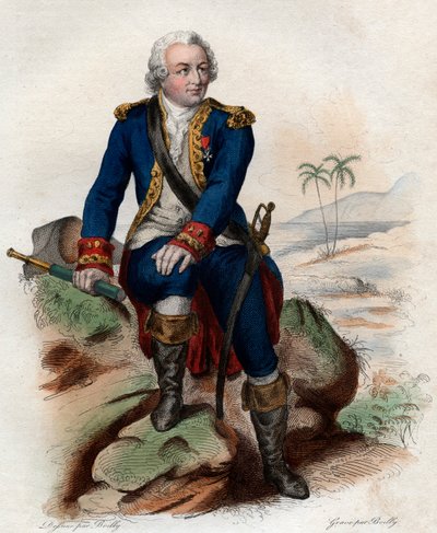 Retrato de Louis Antoine, Conde de Bougainville (1729-1811), almirante y explorador francés de French School