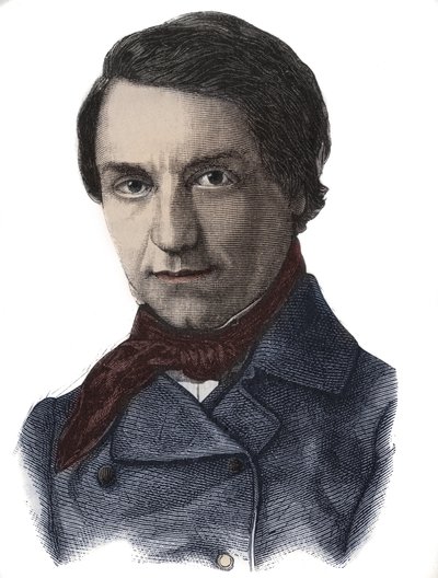 Retrato de Louis Blanc, político e historiador francés (1811 - 1882) de French School