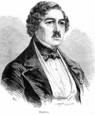 Retrato de Louis Daguerre de French School