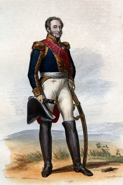 Retrato de Louis Gabriel Suchet (1770-1826), 1er Duque de Albufera y Mariscal de Francia de French School