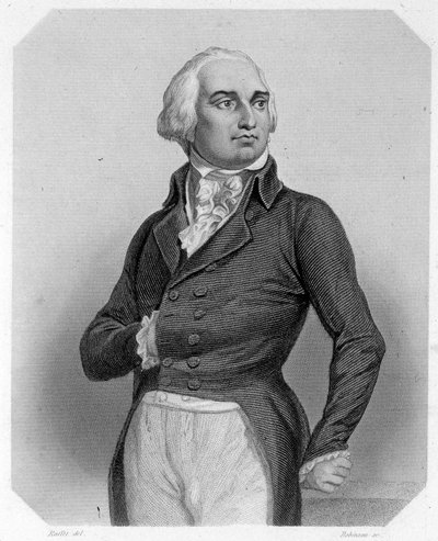 Retrato de Luis Felipe II José, duque de Orleans y Chartres, conocido como Philippe Egalité de French School