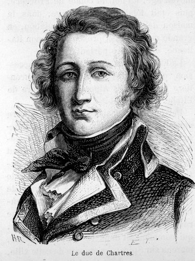 Retrato de Luis Felipe II José, Duque de Orleans y Chartres, conocido como Felipe Igualdad de French School