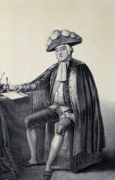 Retrato de Luis Felipe II José, Duque de Orleans y Chartres, conocido como Felipe Igualdad de French School
