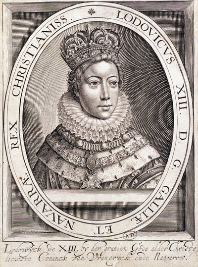 Retrato de Luis XIII, joven. de French School