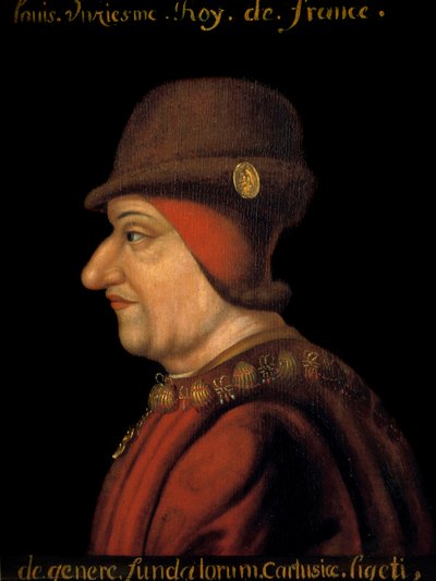 Retrato de Luis XI (1423-1483), Rey de Francia de French School
