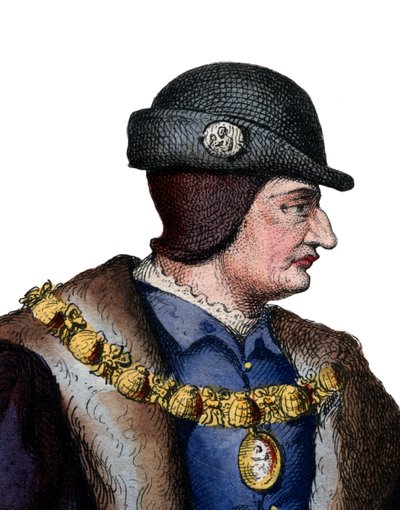 Retrato de Luis XI de Francia (1423-1483) de French School