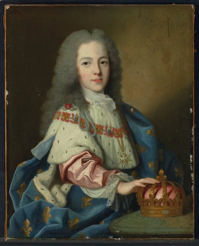 Retrato de Luis XV de niño, c.1720 de French School