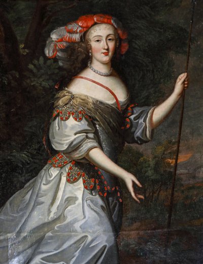 Retrato de Lucie de Tourville de French School