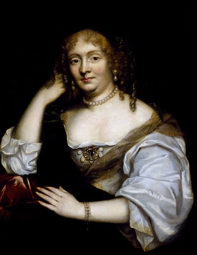 Retrato de Madame de Sevigne, después de 1670 (óleo sobre lienzo) de French School