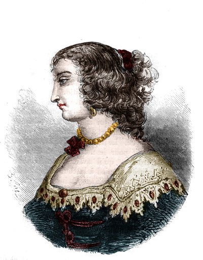 Retrato de Mademoiselle de Hautefort (Marie de Hautefort) de French School