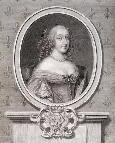 Retrato de Mademoiselle de Montpensier llamada “Grande Mademoiselle” de French School