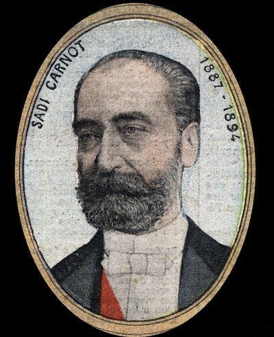 Retrato de Marie François Sadi Carnot (1837-1894), presidente de la República Francesa. de French School