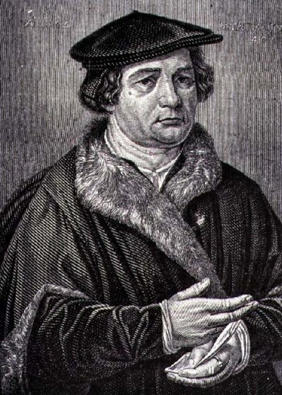 Retrato de Martín Lutero (1483-1546) reformador religioso alemán de French School