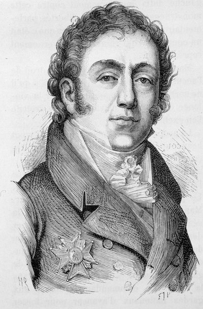 Retrato de Mathieu Montmorency, político francés (1766 - 1826) - en “L