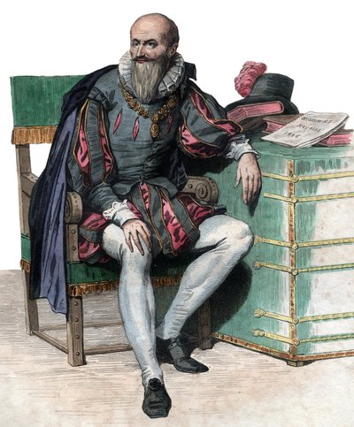 Retrato de Maximilien de Béthune, Duque de Sully (1559-1641), soldado y ministro francés de French School