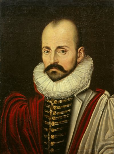 Retrato de Michel Eyquem de Montaigne (1533-1592), filósofo humanista francés de French School