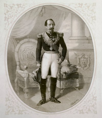 Retrato de Napoleón III (1808 - 1873) de French School
