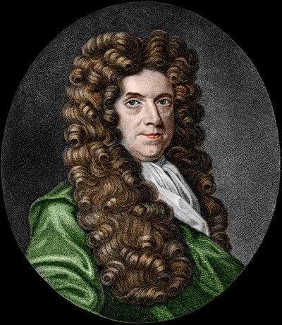Retrato de Neremiah Grew (1641-1721), botánico inglés de French School