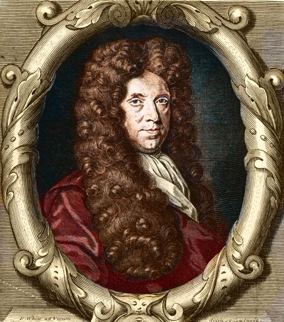 Retrato de Neremiah Grew (1641-1721), botánico inglés de French School