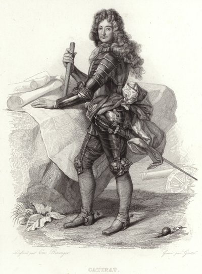 Retrato de Nicolas Catinat de French School