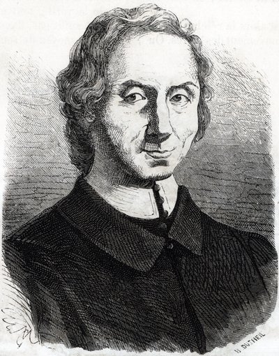Retrato de Nicolas Malebranche (1638 - 1715) de French School
