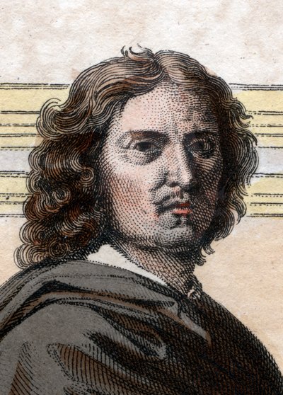 Retrato de Nicolas Poussin (1594-1665), pintor francés de French School