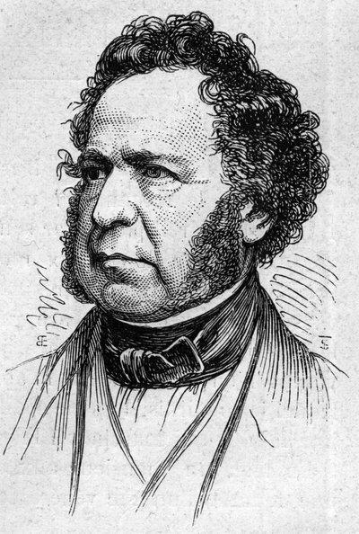 Retrato de Paul Duque de Noailles (1802-1885), historiador y académico francés. Grabado en “Le Monde Illustré” n°883 del 14 de marzo de 1874. de French School