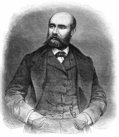 Retrato de Paul Henry Corintin Feval (Paul Feval padre) de French School