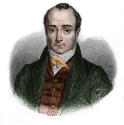Retrato de Paul Jean Pierre Sauzet (1809-1876), político francés. en “LIBRE DES PERSONERS” por Louis de Cormenin Timon. 1842. Colección privada. de French School