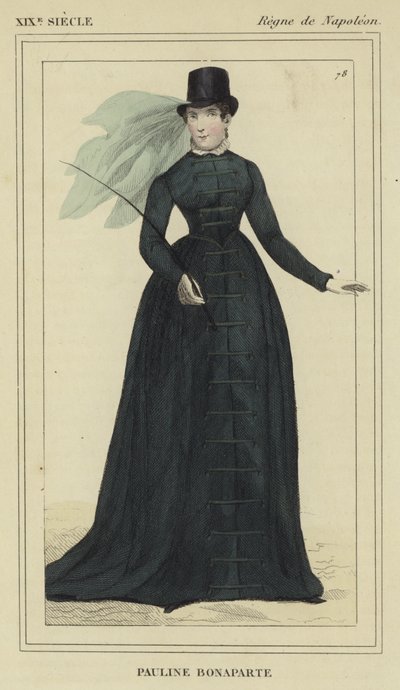 Retrato de Pauline Bonaparte de French School