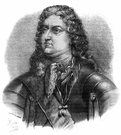 Retrato de Felipe II Duque de Orleans (1674-1723), conocido como el Regente. Grabado en “Histoire des Papes-Rois-Reinas y Emperadores a través de los siglos” de Maurice Lachatre de French School