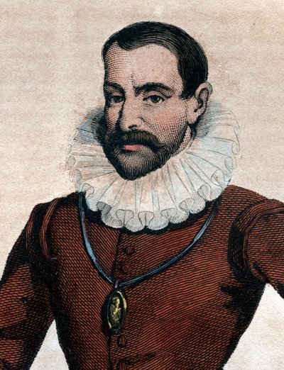 Retrato de Philippe Duplessis Mornay (1549-1623), señor de Plessis Marly, escritor protestante francés de French School