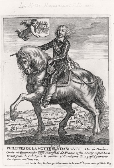 Retrato de Philippe de La Mothe Houdancourt (1605-57) de French School
