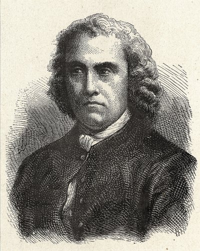 Retrato de Pierre Charles Le Monnier, astrónomo francés (1715 - 1799) - en 