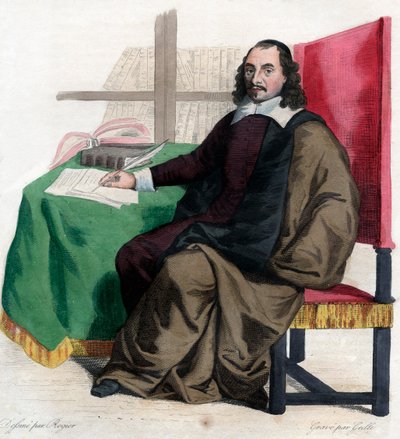 Retrato de Pierre Corneille (1606-1684), dramaturgo francés de French School