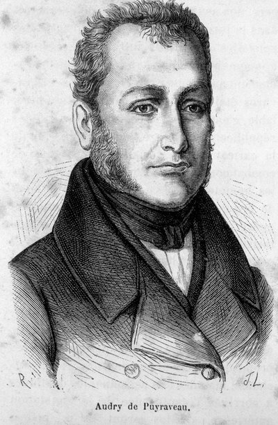 Retrato de Pierre Francais Audry de Puyraveau (1783-1852), diputado francés de French School