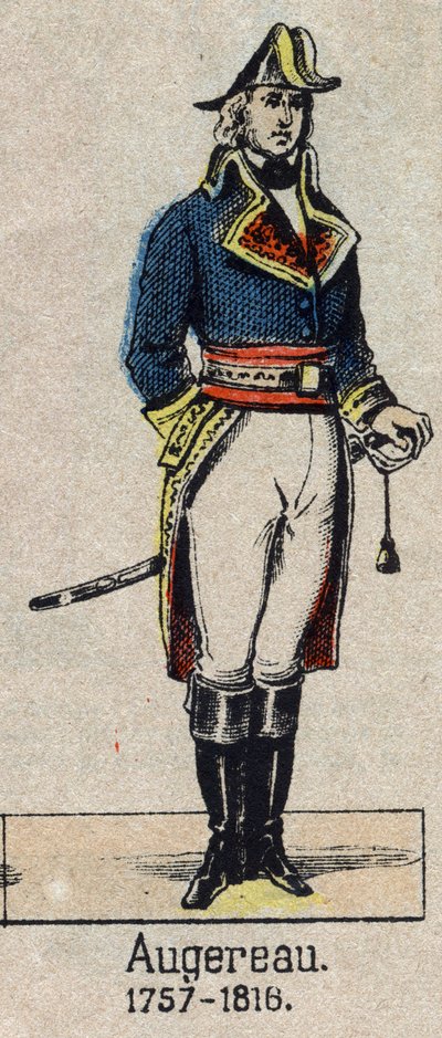 Retrato de Pierre François Charles Augereau, Duque de Castiglione (mariscal Augereau) Mariscal de Francia (París) de French School