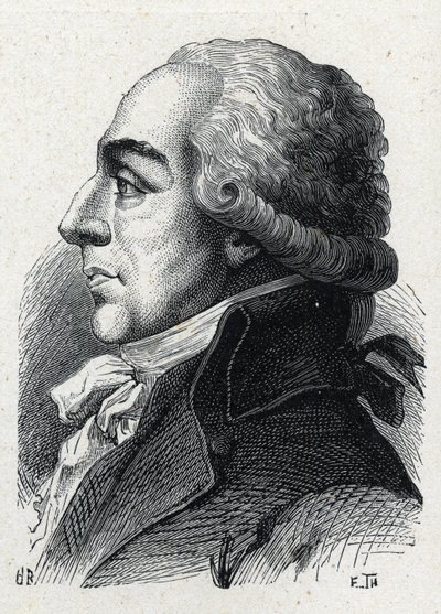 Retrato de Pierre Louis Roederer (1754-1835) abogado y político francés. Grabado de 1889. Colección privada de French School