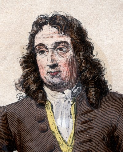 Retrato de Pierre Puget (1620-1694), pintor, escultor, arquitecto e ingeniero francés. de French School