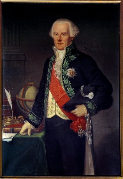 Retrato de Pierre Simon, Marqués de Laplace (1749-1827), matemático, físico y astrónomo de French School