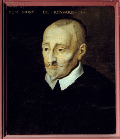 Retrato de Pierre de Ronsard (1524-1585), poeta francés de French School