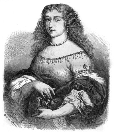 Retrato de la Reina Cristina de Suecia (Kristina Vasa) de French School