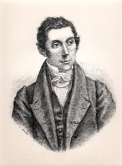 Retrato de René Caillié (1799-1838) (grabado) de French School