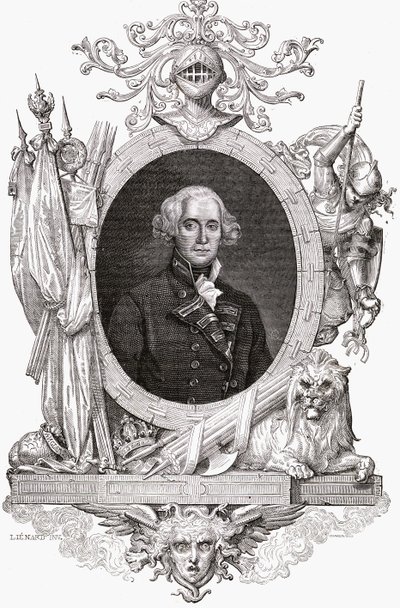 Retrato de Richard, Conde Howe (1726-99) oficial naval inglés de French School
